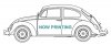 Hasegawa SP665-52465 Volkswagen Beetle Type 1 (1966) Rio Asaka w/ Figure 1/24